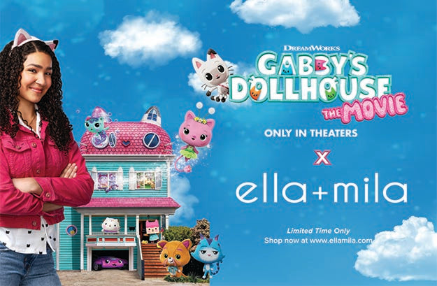 ella+mila Teams Up with DreamWorks Animation’s Gabby’s Dollhouse: The Movie for a Purr-fectly Magical Collaboration