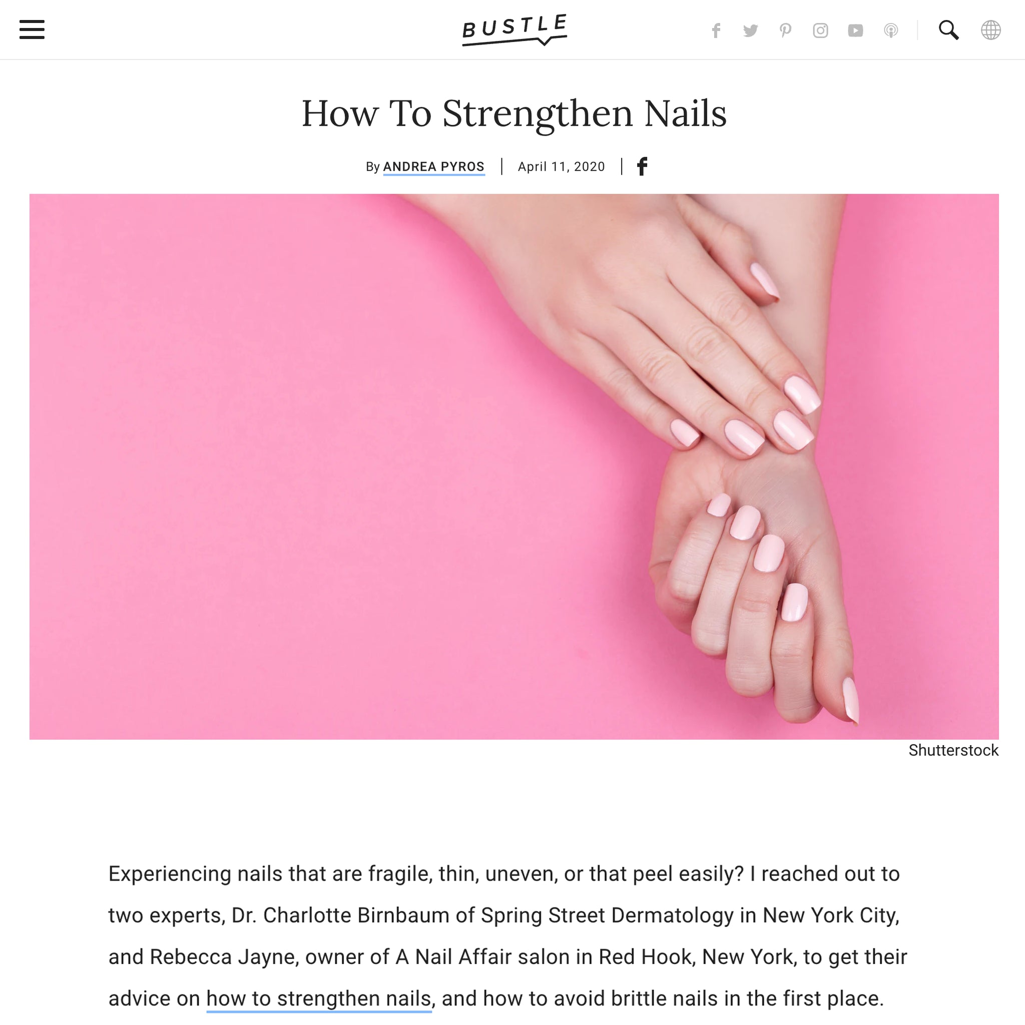 How To Strengthen Nails