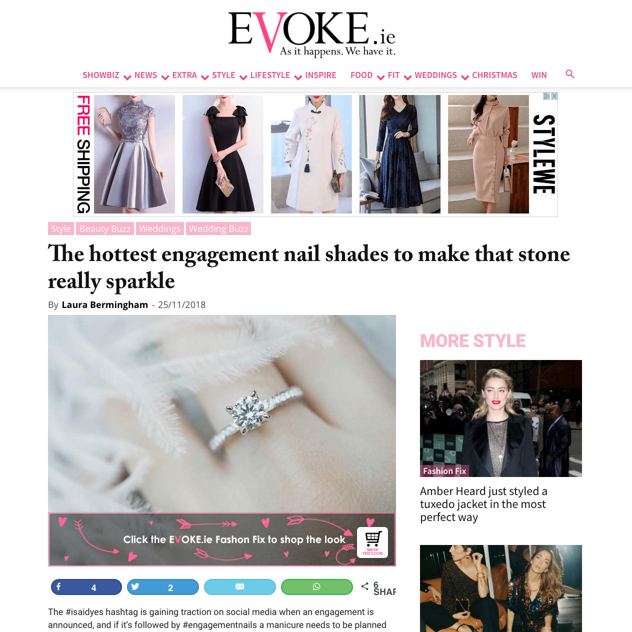 The hottest engagement nail shades to make that stone really sparkle