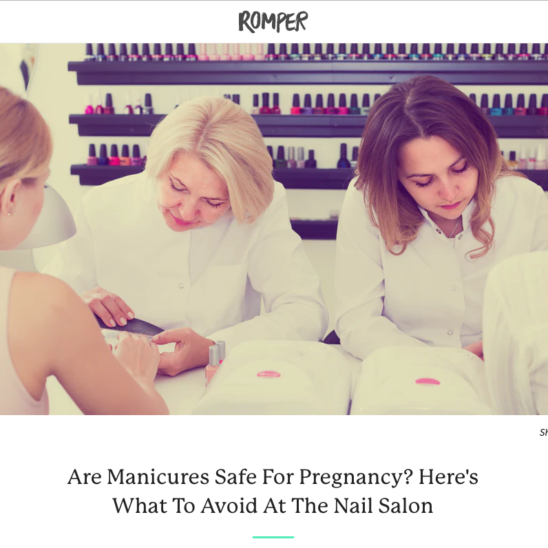 Are Manicures Safe For Pregnancy? Here's What To Avoid At The Nail Salon