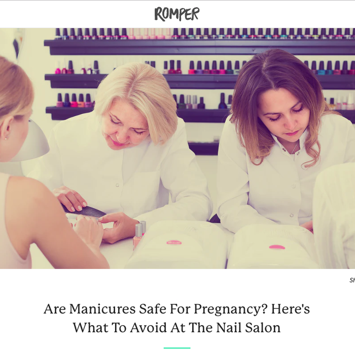 Are Manicures Safe For Pregnancy? Here's What To Avoid At The Nail Salon