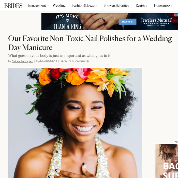 Our Favorite Non-Toxic Nail Polishes for a Wedding Day Manicure