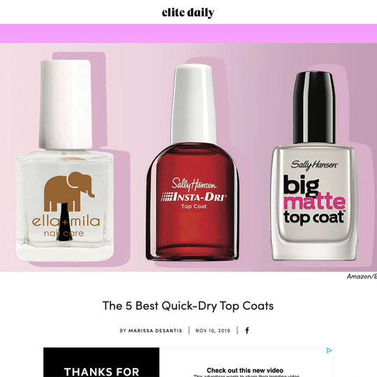 The 5 Best Quick-Dry Top Coats