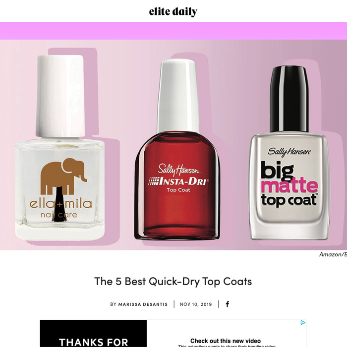 The 5 Best Quick-Dry Top Coats