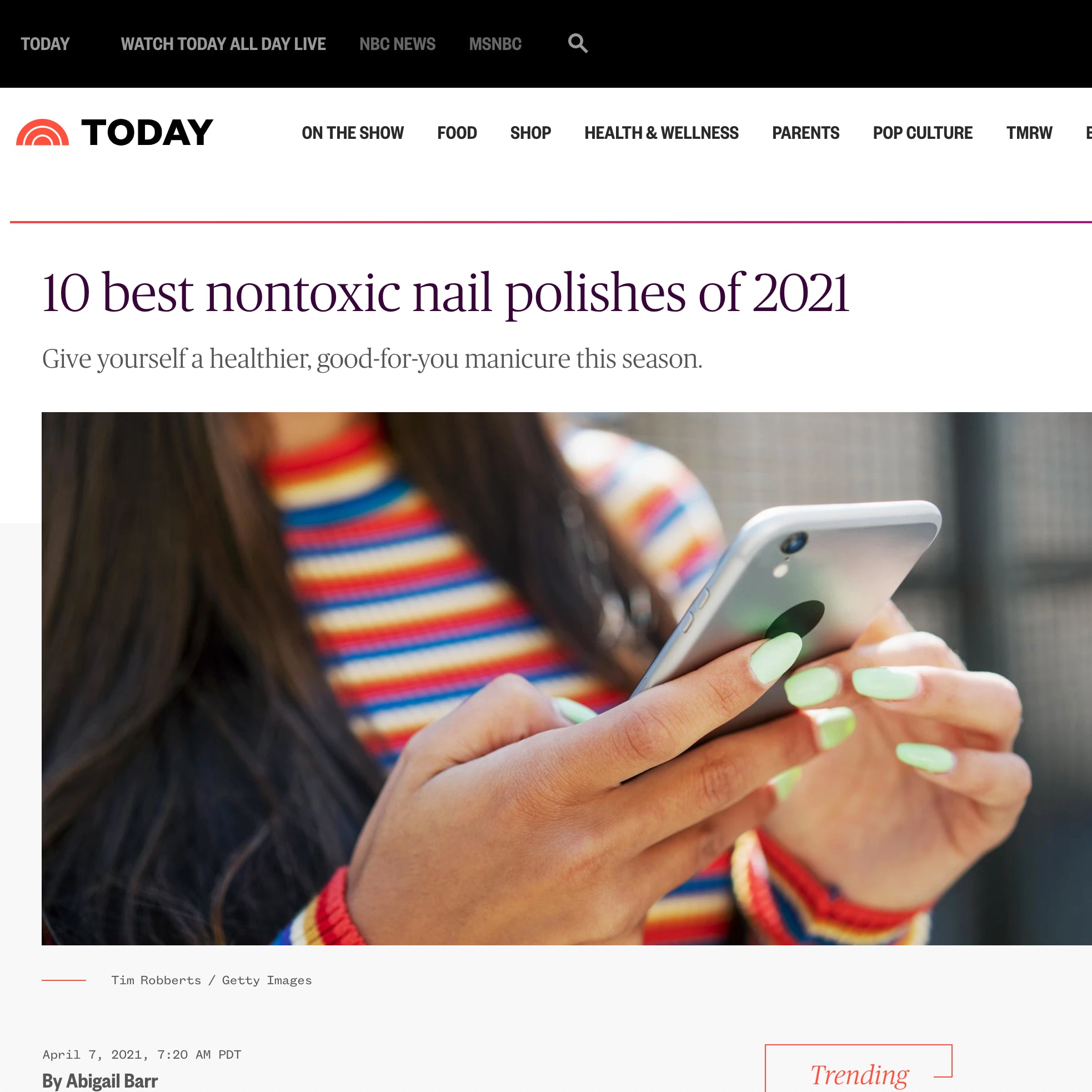 10 best nontoxic nail polishes of 2021