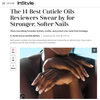 The 14 Best Cuticle Oils Reviewers Swear by for Stronger, Softer Nails