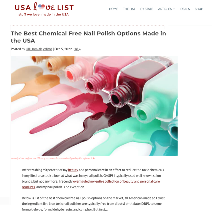 The Best Chemical Free Nail Polish Options Made in the USA