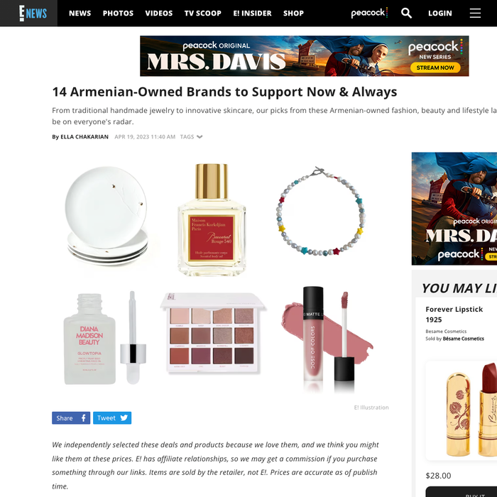 14 Armenian-Owned Brands to Support Now & Always