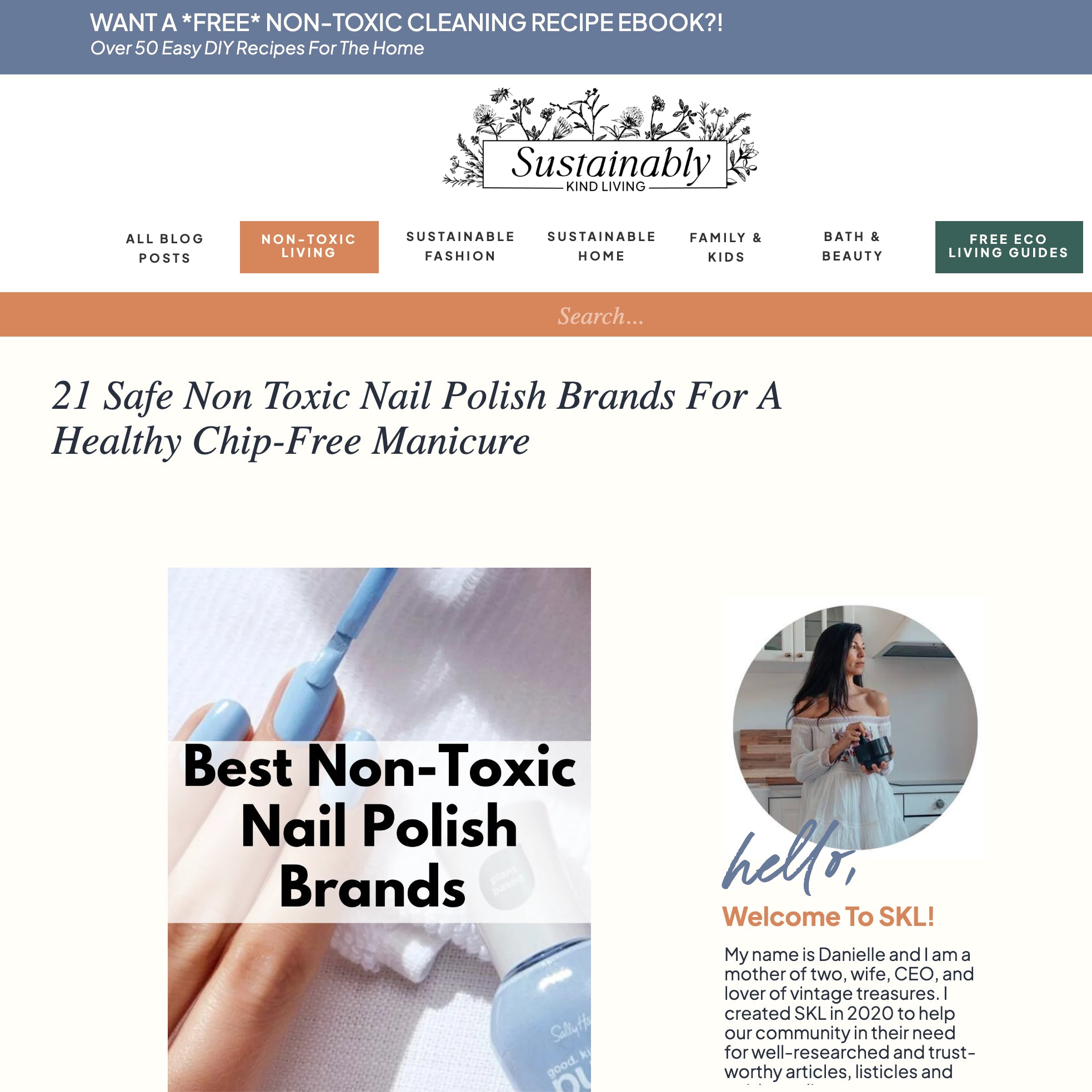 21 Nontoxic Nail Polishes: Natural Nail Polish That Won't Chip | Glamour