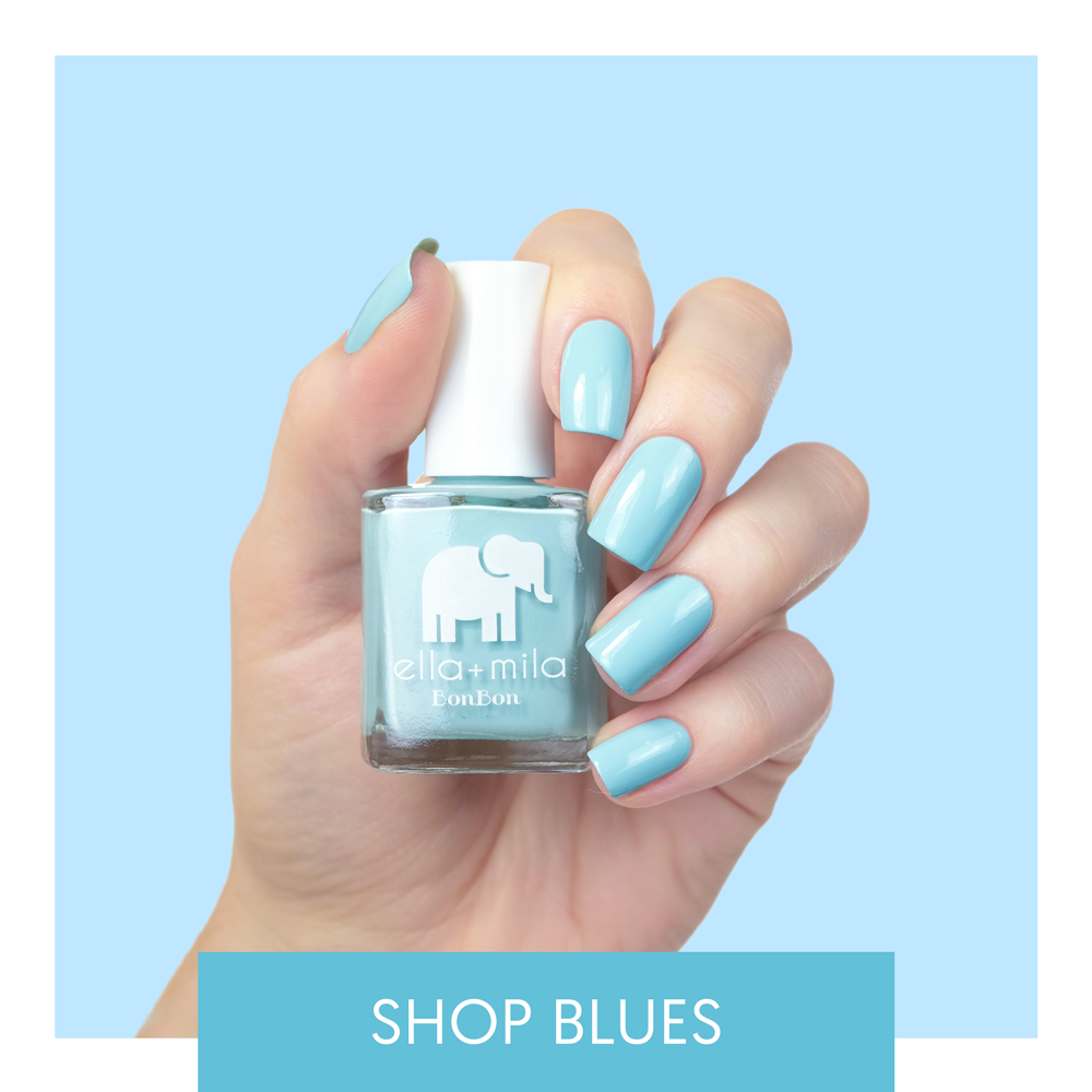 Shop all blue nail polishes from ella+mila