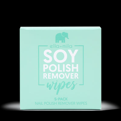 Soy Nail Polish Remover Wipes - Unscented