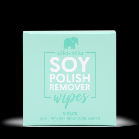 Soy Nail Polish Remover Wipes - Unscented