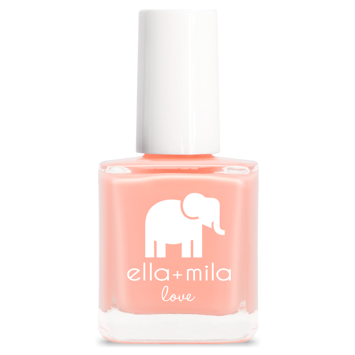 A Proposal peach light coral pink nail polish bottle – ella+mila Love