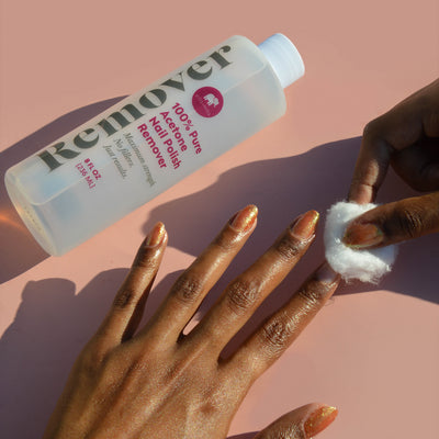 100% Pure Acetone Nail Polish Remover