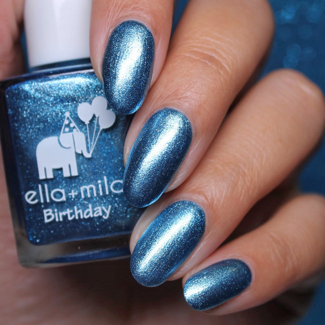 Colorful confetti nail polish 9th St. ella mila