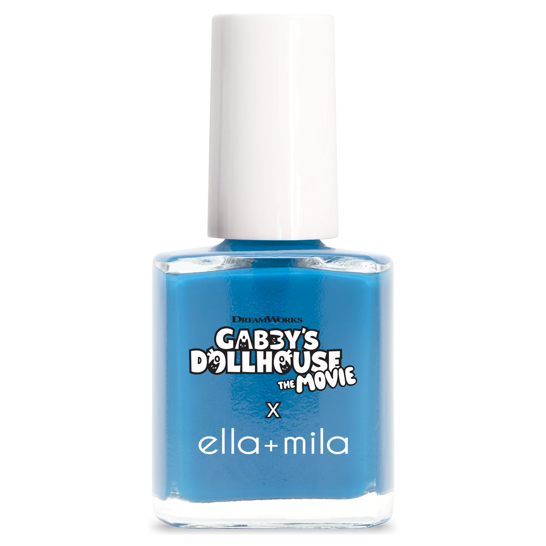 Gabby's Dollhouse CatRat Cat-i-tude sky blue nail polish bottle – ella+mila