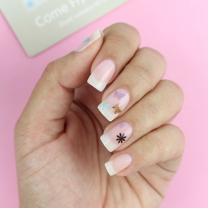 Come fly with me - (Butterflies + Flowers)