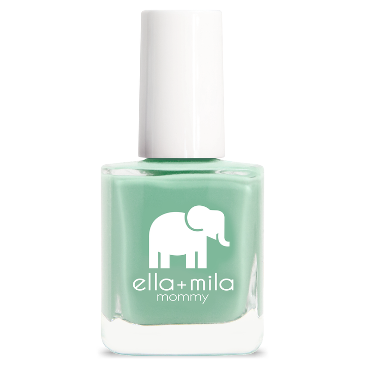 I Mint It tropical mint green nail polish bottle – ella+mila