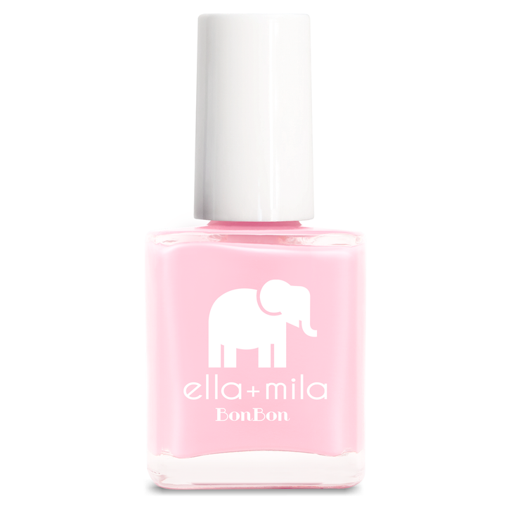 Pink Drink sweet light pink nail polish bottle – ella+mila BonBon