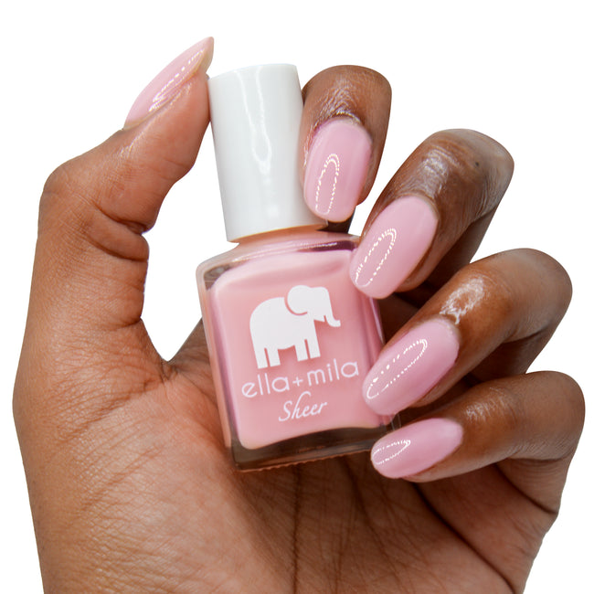 Pure, Sheer Peachy Pink Tint Nail Polish