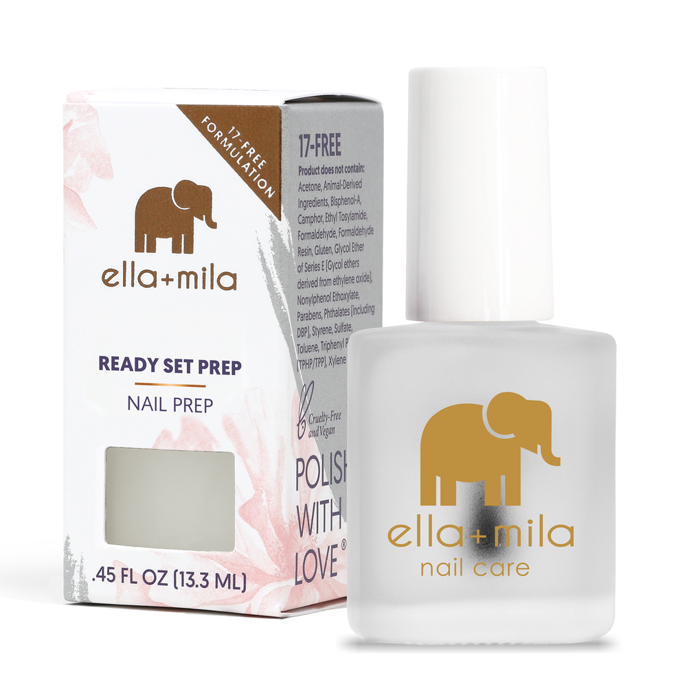 Ready Set Prep nail prep with its retail box, 0.45 fl oz