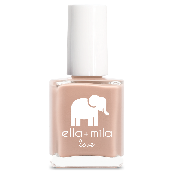 Sandy Toes nude peach caramel nail polish bottle – ella+mila Love