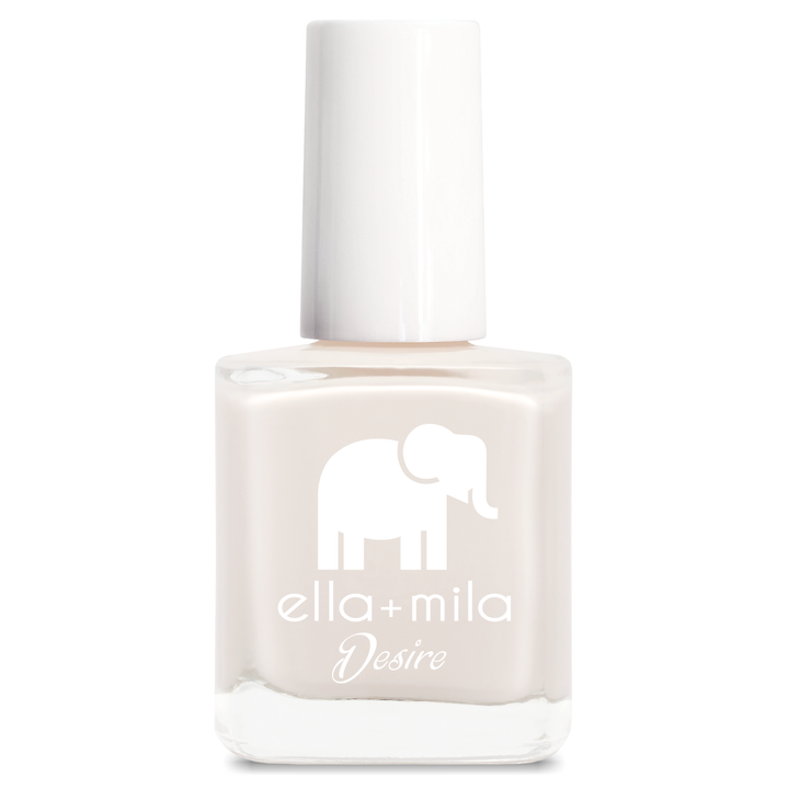 Stonehearted neutral creamy grey nail polish bottle – ella+mila Desire