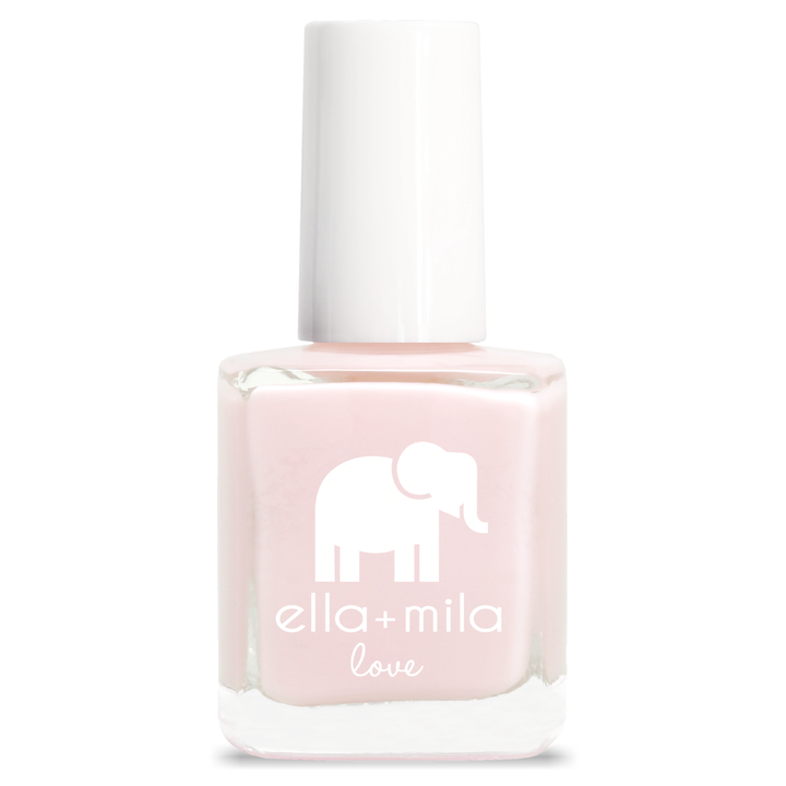 Stuck On You soft iridescent pink nail polish bottle – ella+mila