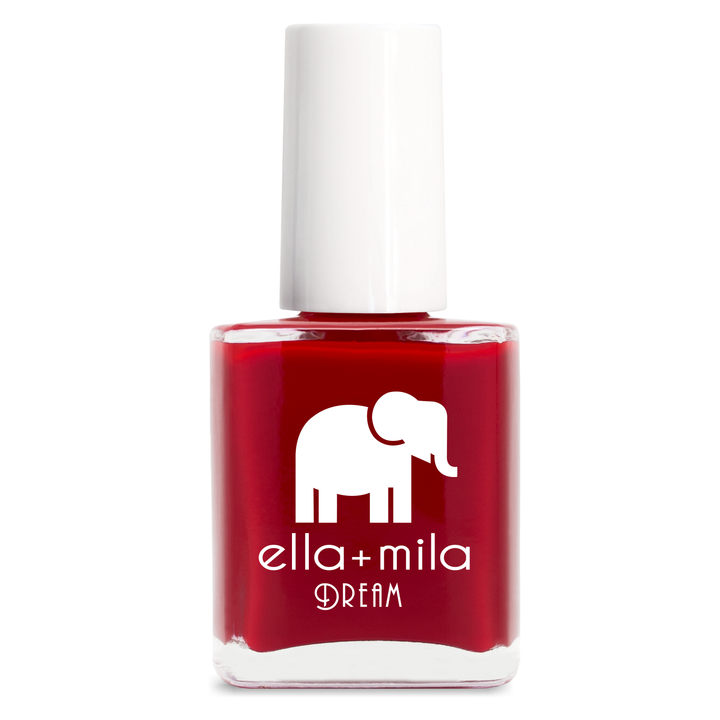 Unwrap Me festive pure red nail polish bottle – ella+mila Dream