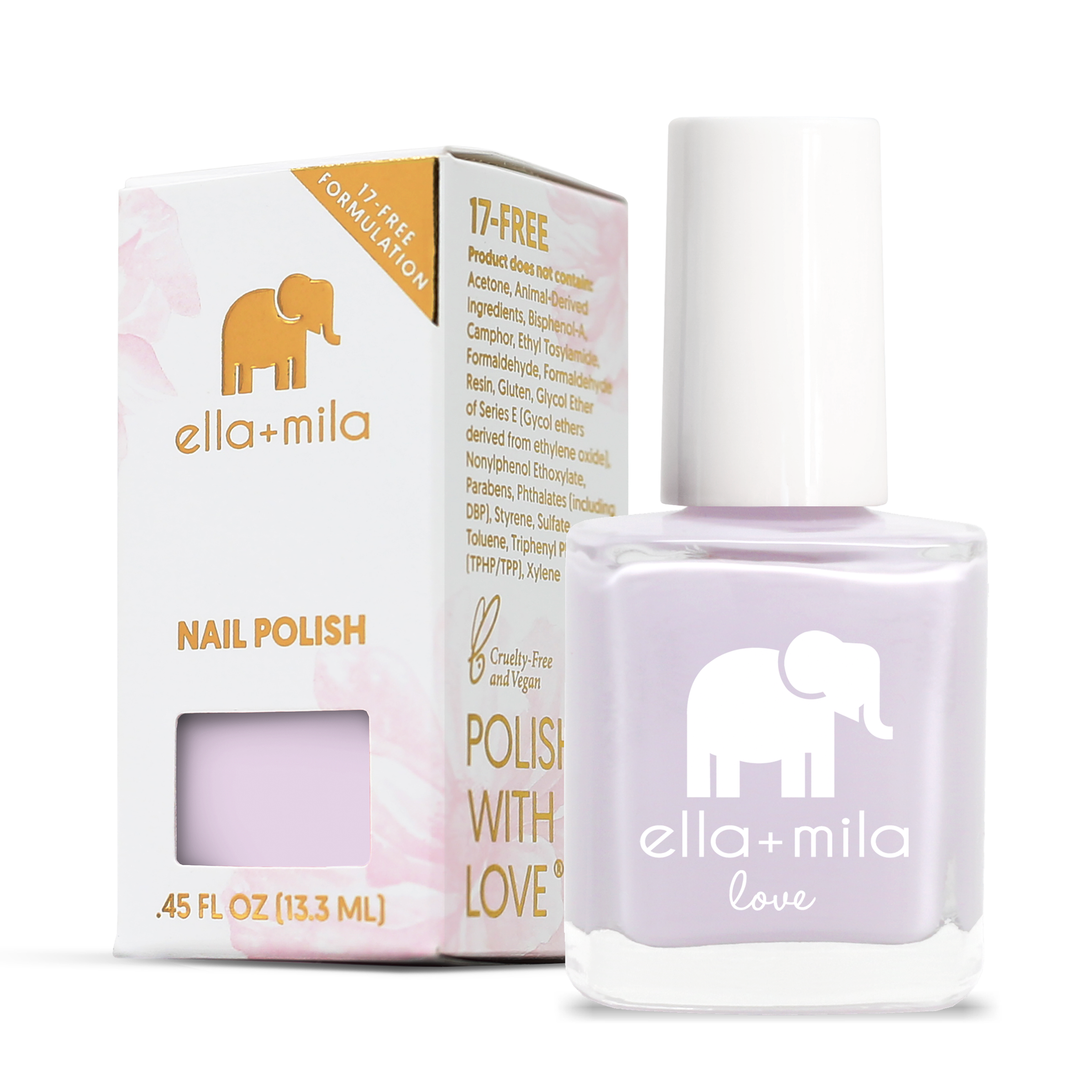 Lilac Luster nail polish with its retail box, 0.45 fl oz