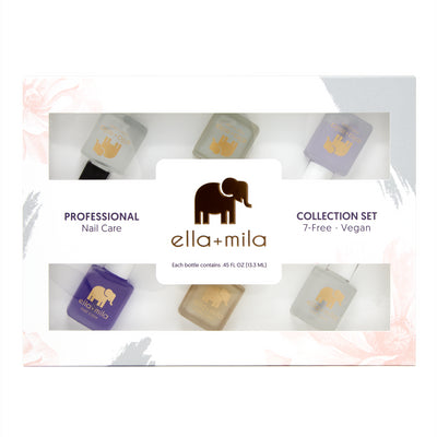 【Ella + Mila セブンフリー】 Top & Base Coat Set Nail Care Collection - ella+mila