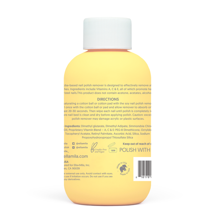 Jojoba Nail Polish Remover - 4 oz