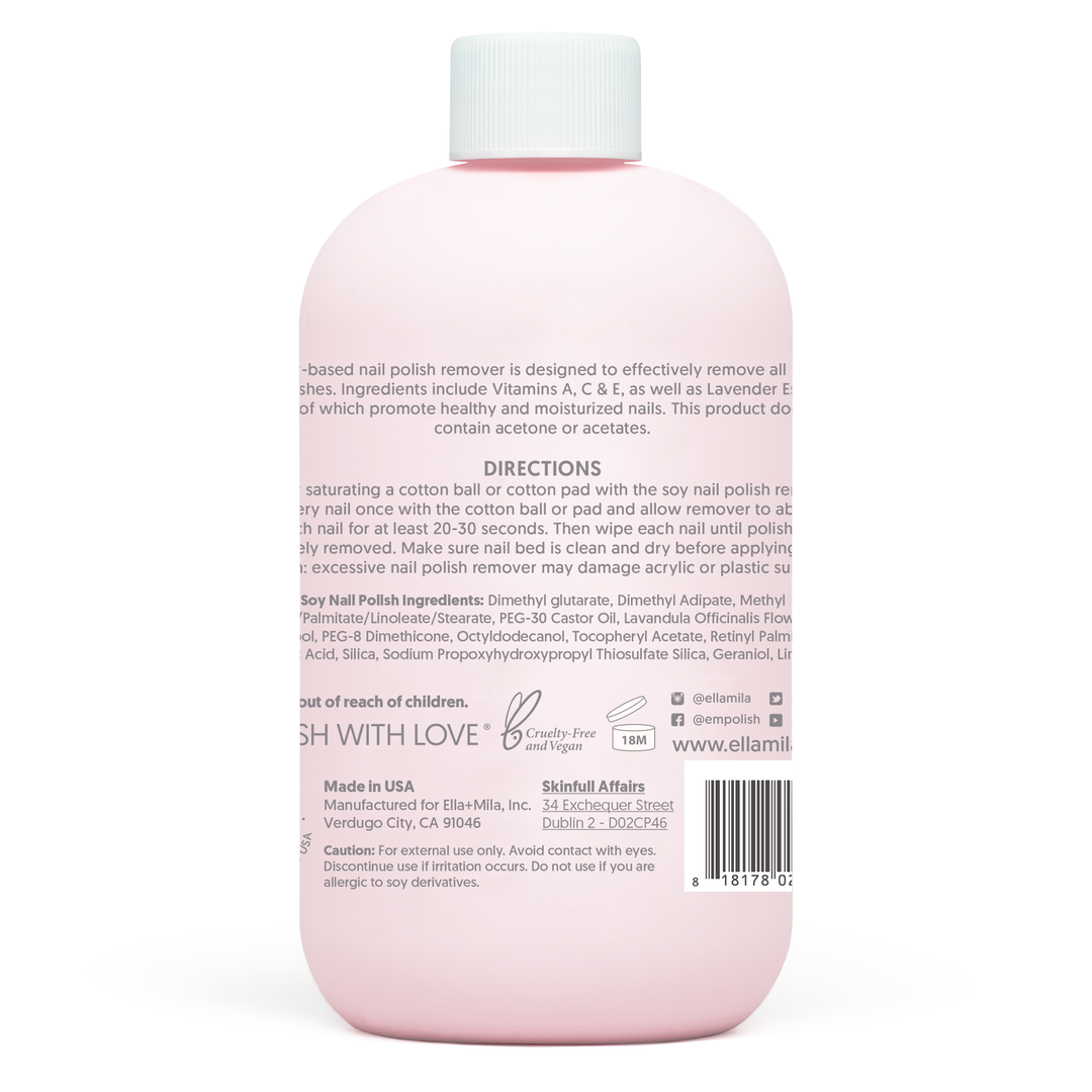 Soy Nail Polish Remover - Lavender - 16 oz