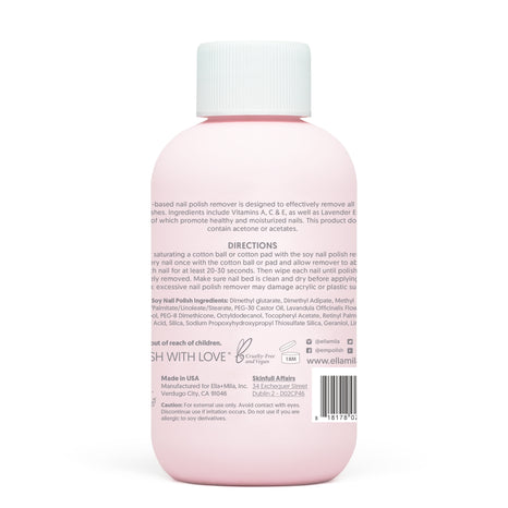 Soy Nail Polish Remover - Lavender - 4 oz