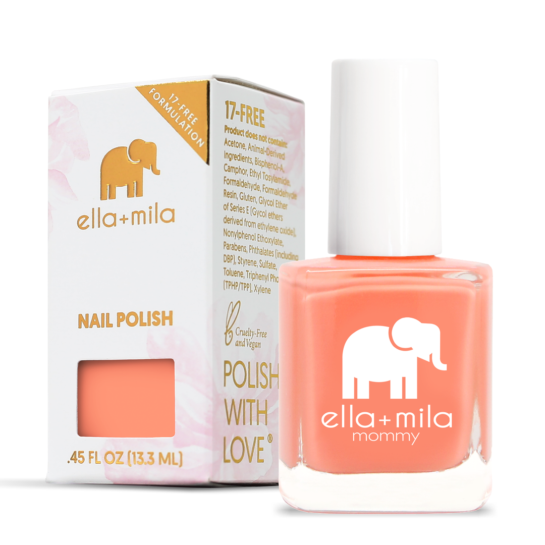 Sunkissed nail polish with its retail box, 0.45 fl oz