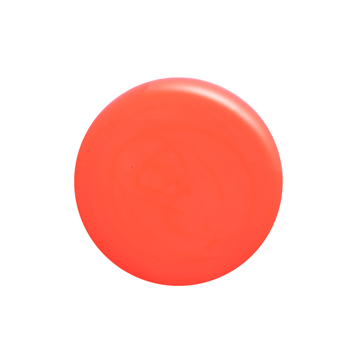 Coral Crush orange coral pink nail polish color swatch