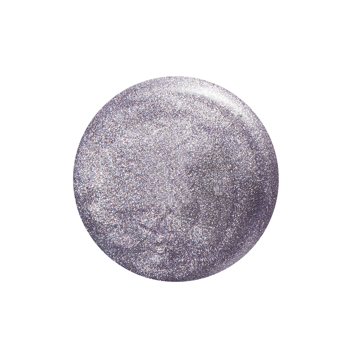 Dolled Up metallic silver purple nail polish color swatch
