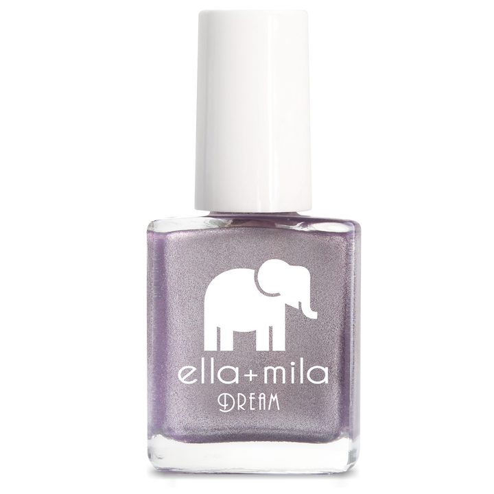 Dolled Up metallic silver purple nail polish bottle – ella+mila Dream