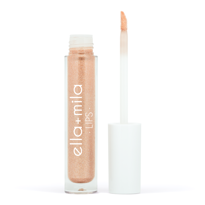 Get the Glow shimmer lip gloss tube with applicator wand – ella+mila Lips