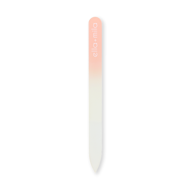 Peach ombre glass nail file – ella+mila Glass Filer