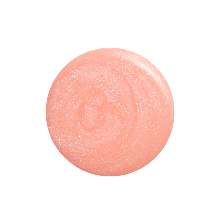 Glisten to Me shimmery pale pink nail polish color swatch