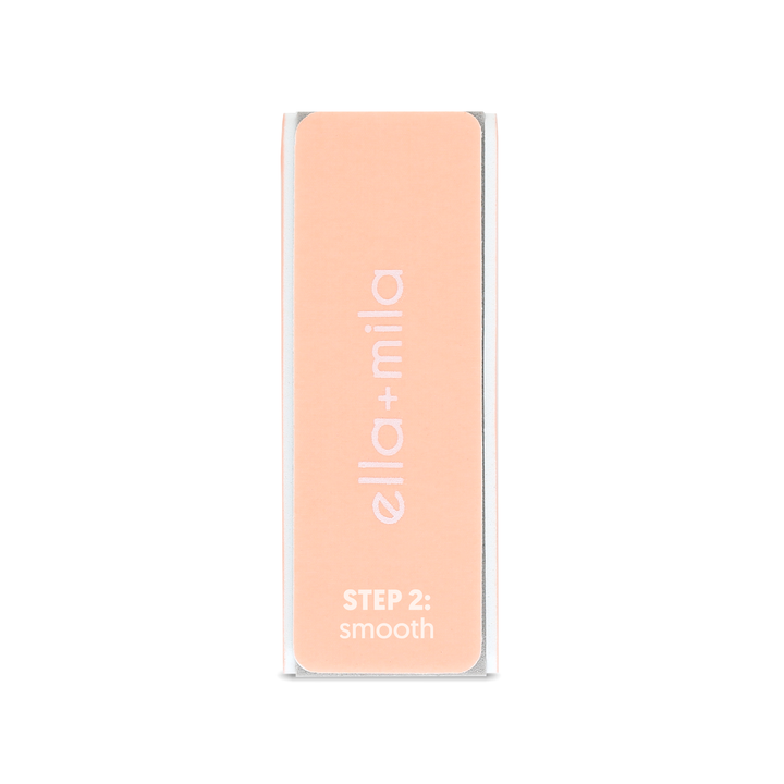 Peach nail buffer block, step 2 smooth – ella+mila Buffer