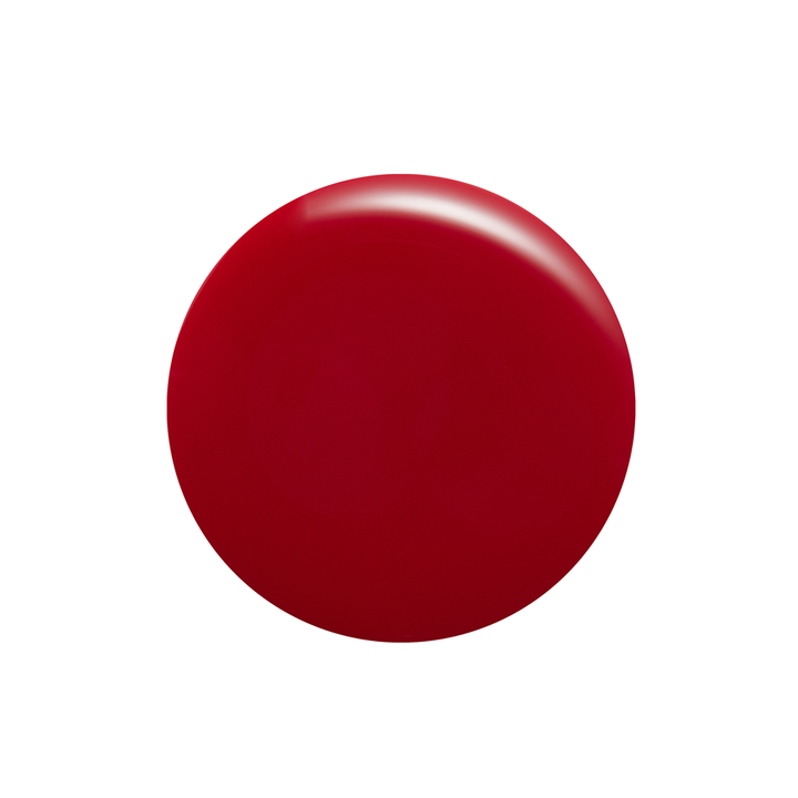 Naughty Not Nice deep ruby red nail polish color swatch