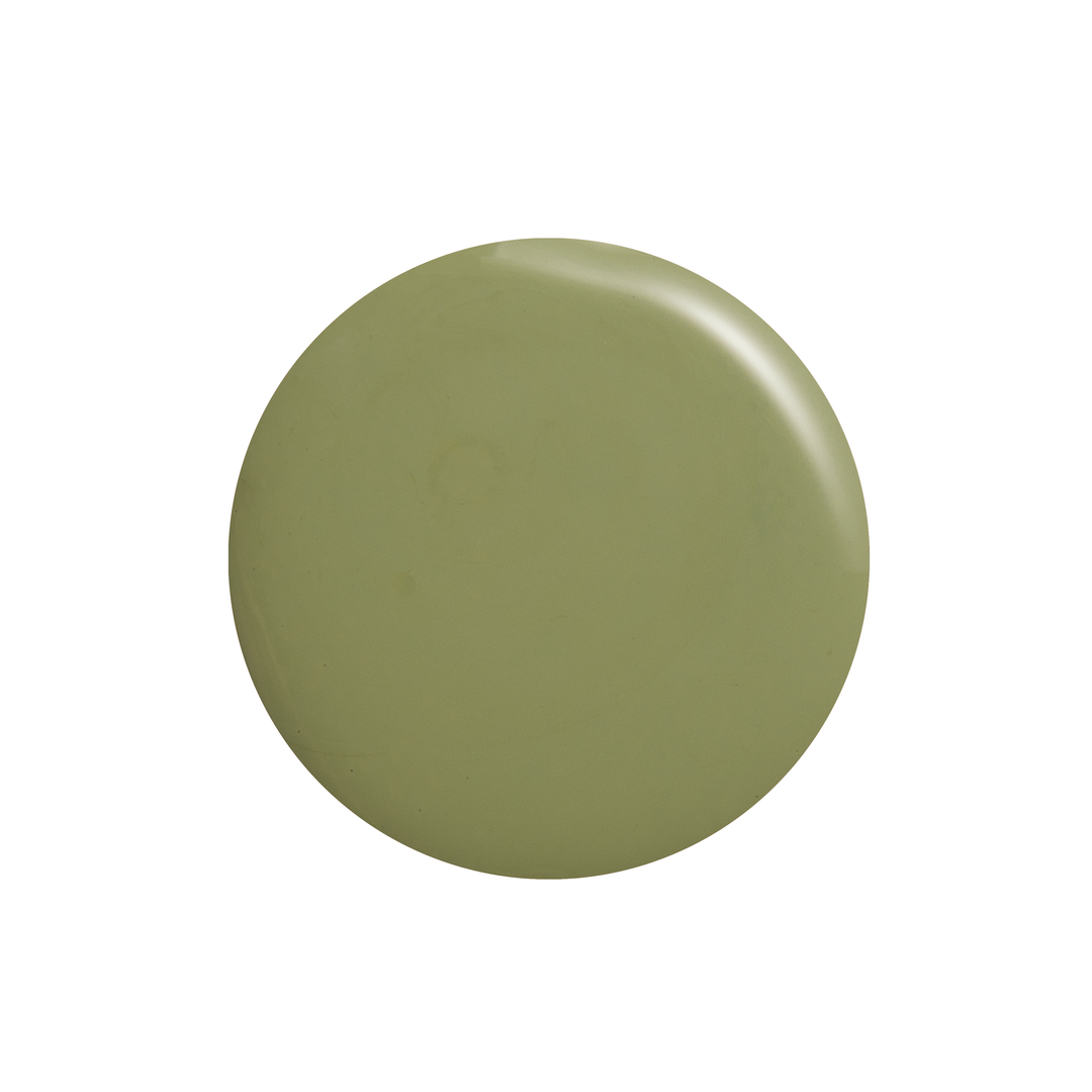 Paradise Isle army green nail polish color swatch