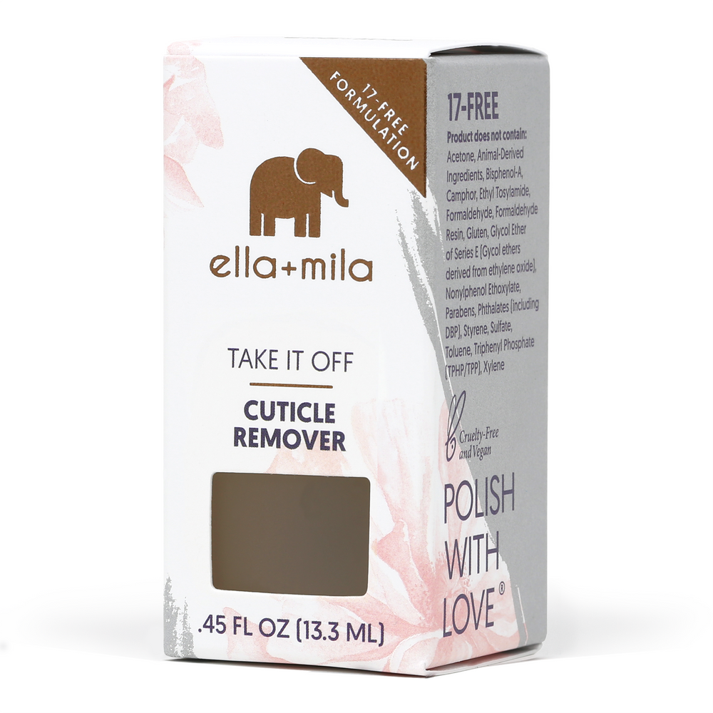 Take It Off cuticle remover with its retail box, 0.45 fl oz