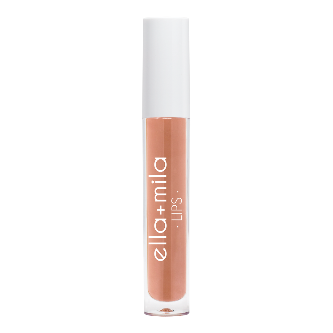 Twisted peachy nude liquid lipstick tube – ella+mila Lips