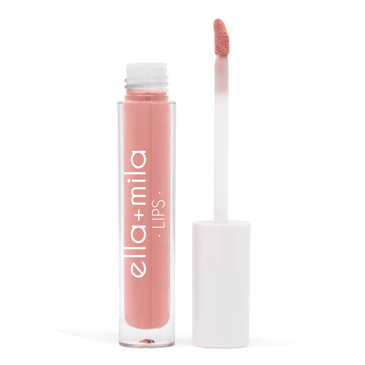 Your Muse rosy pink liquid lipstick tube with applicator wand – ella+mila Lips